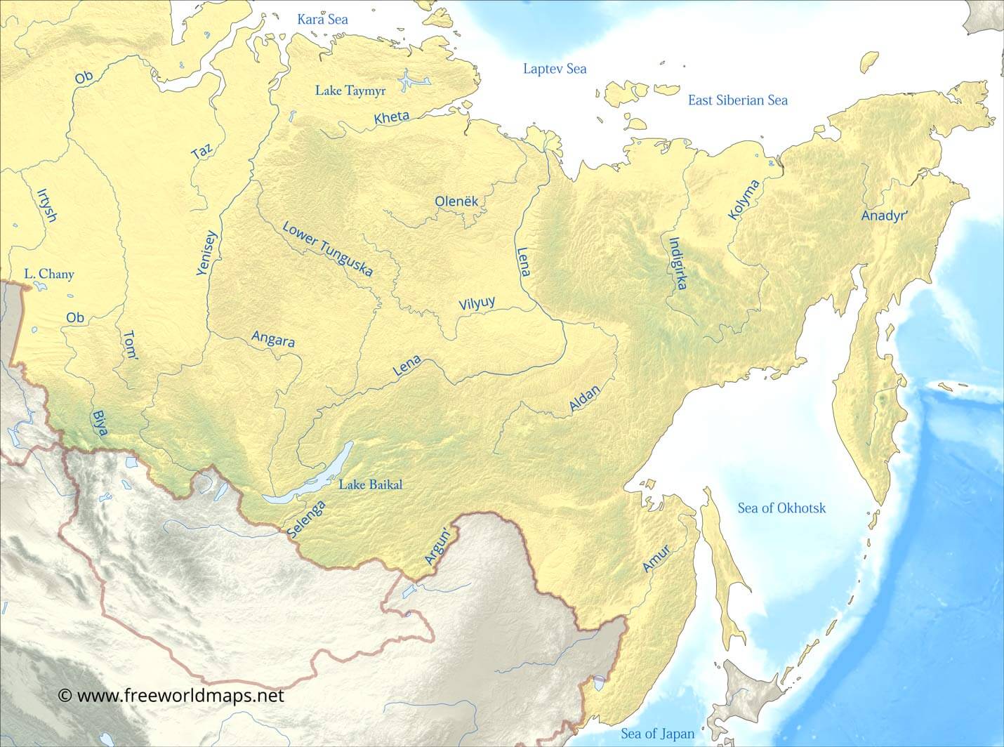 Siberia Map 1830\. Map of Russia far East Siberia. Siberia on the Map. West Siberia Map. Крупные реки средней сибири